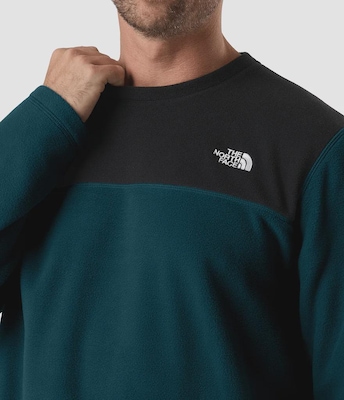 Blusão sem Capuz Fleece The North Face TKA Glacier Crew - Masculino - Foto 3