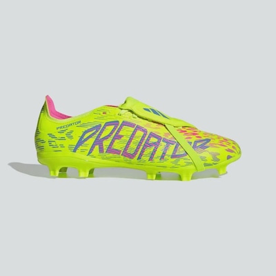 Chuteira de Campo adidas Predator League Fold-Over Tongue Firm/Multi-Ground - Adulto - Foto 2