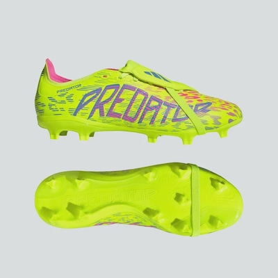 Chuteira de Campo adidas Predator League Fold-Over Tongue Firm/Multi-Ground - Adulto - Foto 4