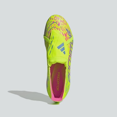 Chuteira de Campo adidas Predator League Fold-Over Tongue Firm/Multi-Ground - Adulto - Foto 5