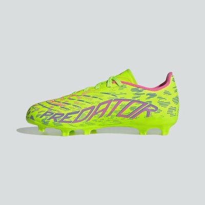 Chuteira de Campo adidas Predator League Firm/Multi-Ground - Infantil - Foto 3