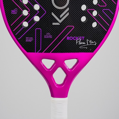 Raquete Beach Tennis Kona Rocket Pink 3k 2025 Flavia Muniz - Foto 2