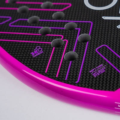 Raquete Beach Tennis Kona Rocket Pink 3k 2025 Flavia Muniz - Foto 4