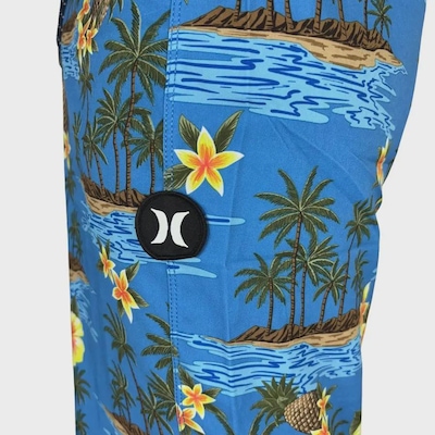 Bermuda Hurley Phantom Block Party 18 - Masculina - Foto 3