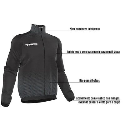 Jaqueta Corta Vento ERT Matrix Ciclismo - Masculina - Foto 3