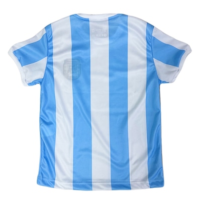 Camisa Argentina Retrômania 1986 Home - Infantil - Foto 3