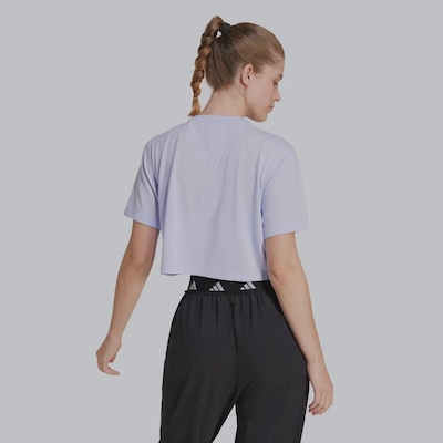 Camiseta Cropped adidas Essentials - Feminina - Foto 2