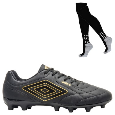 Kit Chuteira de Campo Umbro Class Footballer e Meião - Adulto - Foto 1