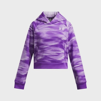 Blusão de Moletom Under Armour Fleece Pro Print Hoodie - Infantil - Foto 1