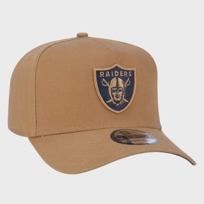 Boné New Era 940 A-Frame Las Vegas Raiders Khaki - Strapback - Adulto - Foto 3