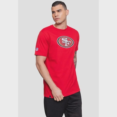 Camiseta NFL Logo San Francisco 49ers - Masculina - Foto 4
