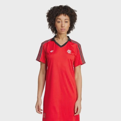 Vestido do Flamengo Icon Dress adidas - Adulto - Foto 2