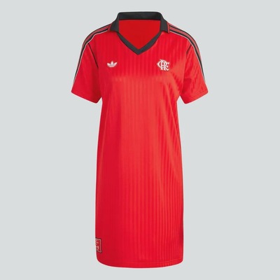 Vestido do Flamengo Icon Dress adidas - Adulto - Foto 3