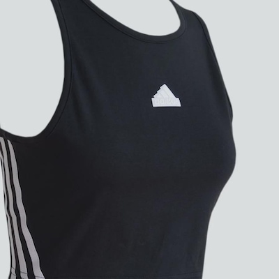 Blusa Cropped adidas W Fi 3S Tank - Feminina - Foto 4