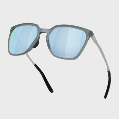 Óculos de Sol Unissex Oakley Sielo SQ Prizm Polarized Matte Crystral - Foto 4