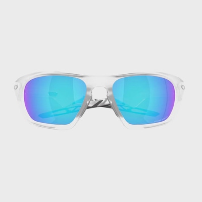 Óculos de Sol Unissex Oakley Lateralis Prizm Matte Clear - Foto 5