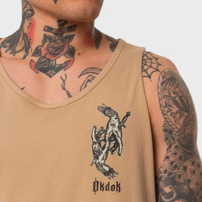 Camiseta Regata Okdok Artistic Tattoo Hands - Masculina - Foto 4