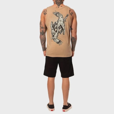 Camiseta Regata Okdok Artistic Tattoo Hands - Masculina - Foto 5