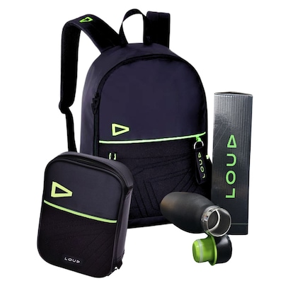 Kit Mochila Gamer Loud com Estojo e Garrafa Térmica - Foto 1
