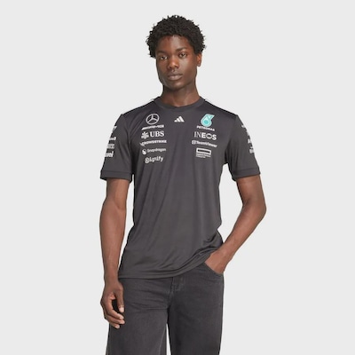 Camisa adidas Mercedes Amg Petronas Fórmula 1 Team Driver - Masculina - Foto 1