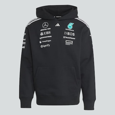 Blusão De Moletom Capuz adidas Mercedes Amg Petronas Fórmula 1 Team - Masculino - Foto 2