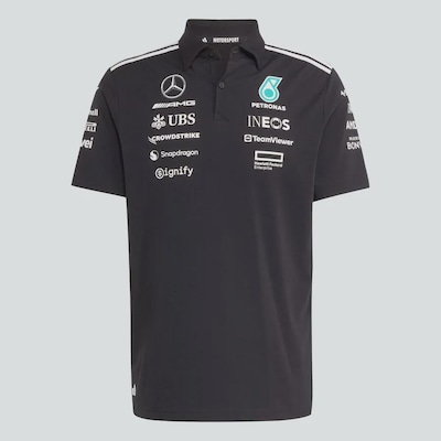 Camisa Polo adidas Mercedes Amg Petronas Fórmula 1 Team - Masculina - Foto 2