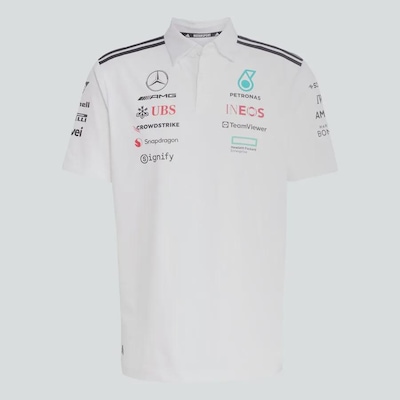 Camisa Polo Mercedes Amg Petronas Fórmula 1 Team adidas - Masculina - Foto 2