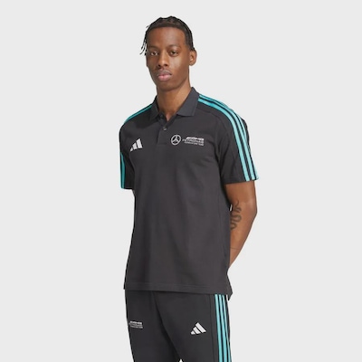 Camisa Polo adidas Mercedes Amg Petronas Fórmula 1 Team Dna - Masculina - Foto 2