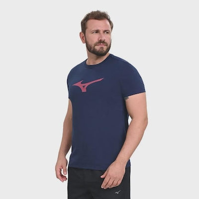 Camiseta Mizuno Basic Big Logo 2 - Masculina - Foto 4