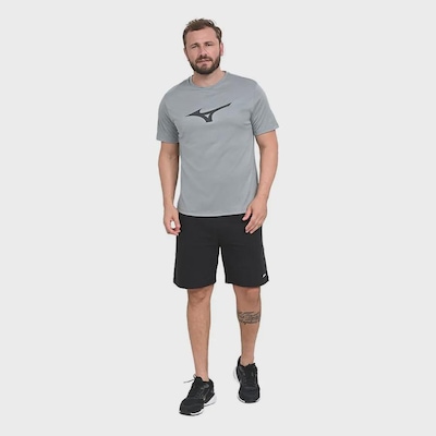 Camiseta Mizuno Run Spark Big Logo Corrida - Masculina - Foto 5