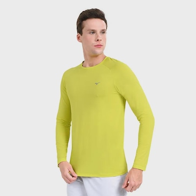 Camiseta Manga Longa Mizuno Pro UV +50 Corrida - Masculina - Foto 4