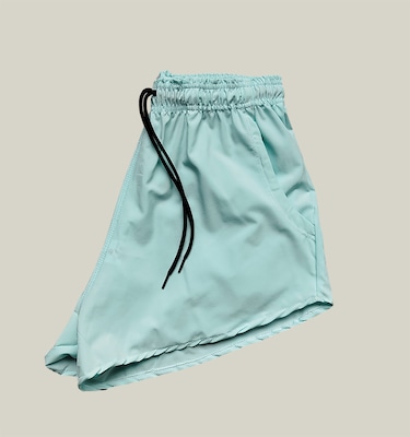 Shorts Praia Elastano Premium WSS Basic Água - Feminino - Foto 3