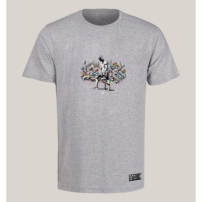 Camiseta Plus Size Mescla Prime WSS Gym - Masculina - Foto 1