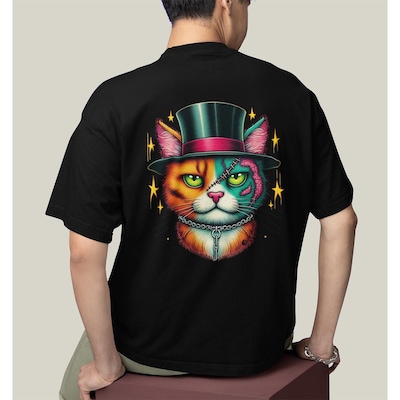 Camiseta Oversized Prime WSS Scarcat - Masculina - Foto 2