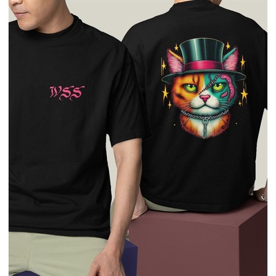 Camiseta Oversized Prime WSS Scarcat - Masculina - Foto 3