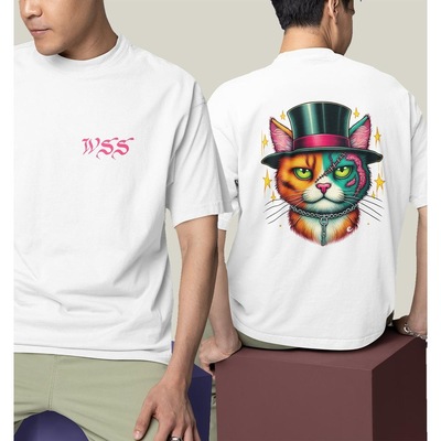 Camiseta Oversized Prime WSS Scarcat - Masculina - Foto 3