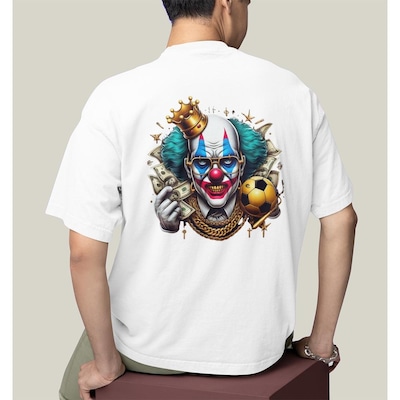 Camiseta Oversized Prime WSS Cash Clown - Masculina - Foto 2