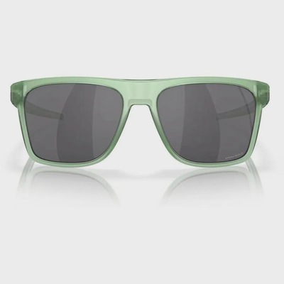 Óculos de Sol Unissex Oakley Leffingwell Matte Trans Jade Prizm Black - Foto 4