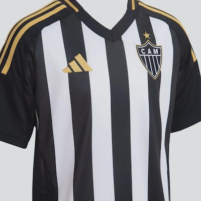 Camisa I do Atlético Mineiro 25/26 adidas - Infantil - Foto 4