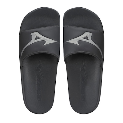 Chinelo Mizuno MZ Slide Basic Grafite - Adulto - Foto 3