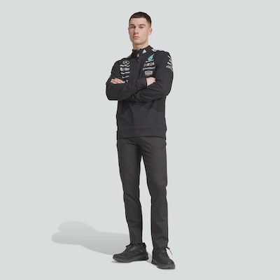 Blusão adidas 1/4 zip Mercedes AMG Petronas Formula One Team - Masculino - Foto 6
