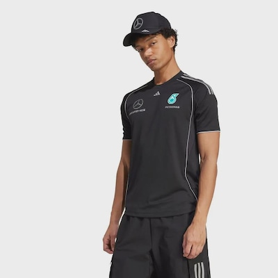 Camisa adidas Mercedes AMG Petronas Fórmula 1 Team Mechanic adidas - Masculina - Foto 2