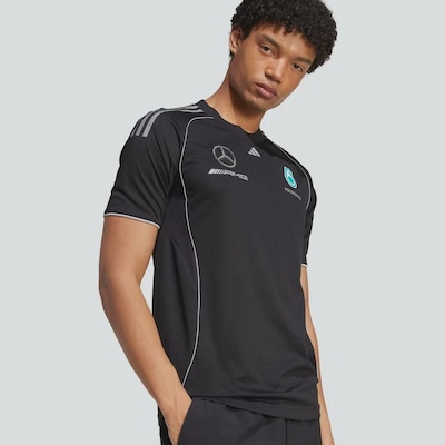 Camisa adidas Mercedes AMG Petronas Fórmula 1 Team Mechanic adidas - Masculina - Foto 4