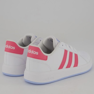 Tênis adidas Grand Court 2.0 3S - Infantil - Foto 3