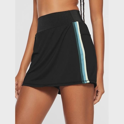 Short Saia Bodyforsure Liso Deep Water - Feminino - Foto 4