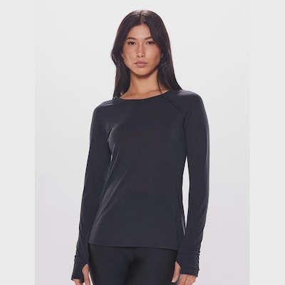 Camiseta Manga Longa Bodyforsure Lisa Essentials - Feminino - Foto 2