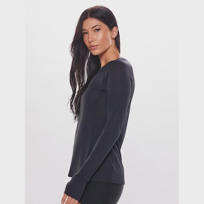 Camiseta Manga Longa Bodyforsure Lisa Essentials - Feminino - Foto 4
