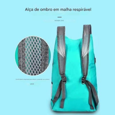 Mochila Gold Sports Dobrável Portátil Feather Montanhismo A Prova de Água - Foto 3
