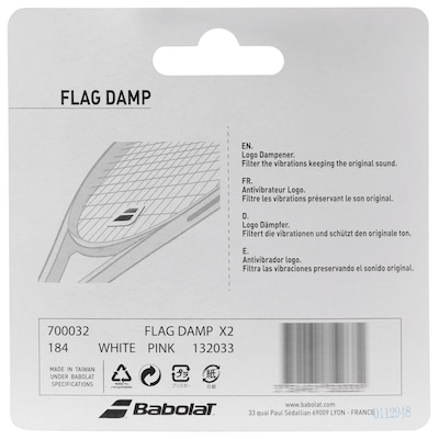 Antivibrador Tênis Babolat Flag Damp X2 com 2 Unidades - Foto 5