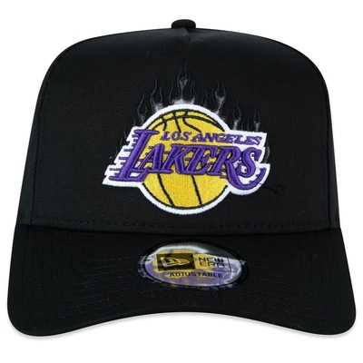 Boné New Era 9forty Aframe Los Angeles Lakers Flame Adulto - Foto 3